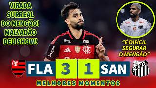 VIRADA SURREAL E CHOCOLATE DO MENGÃO | Flamengo x Santos | Melhores Momentos (COMPLETO) | 05/04/2026