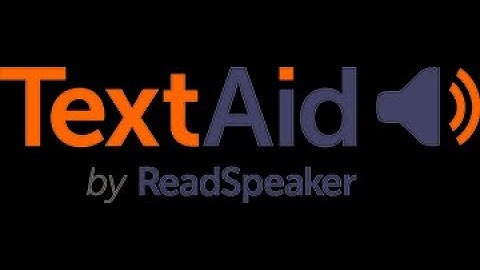 TextAid Readspeaker Safari Extension