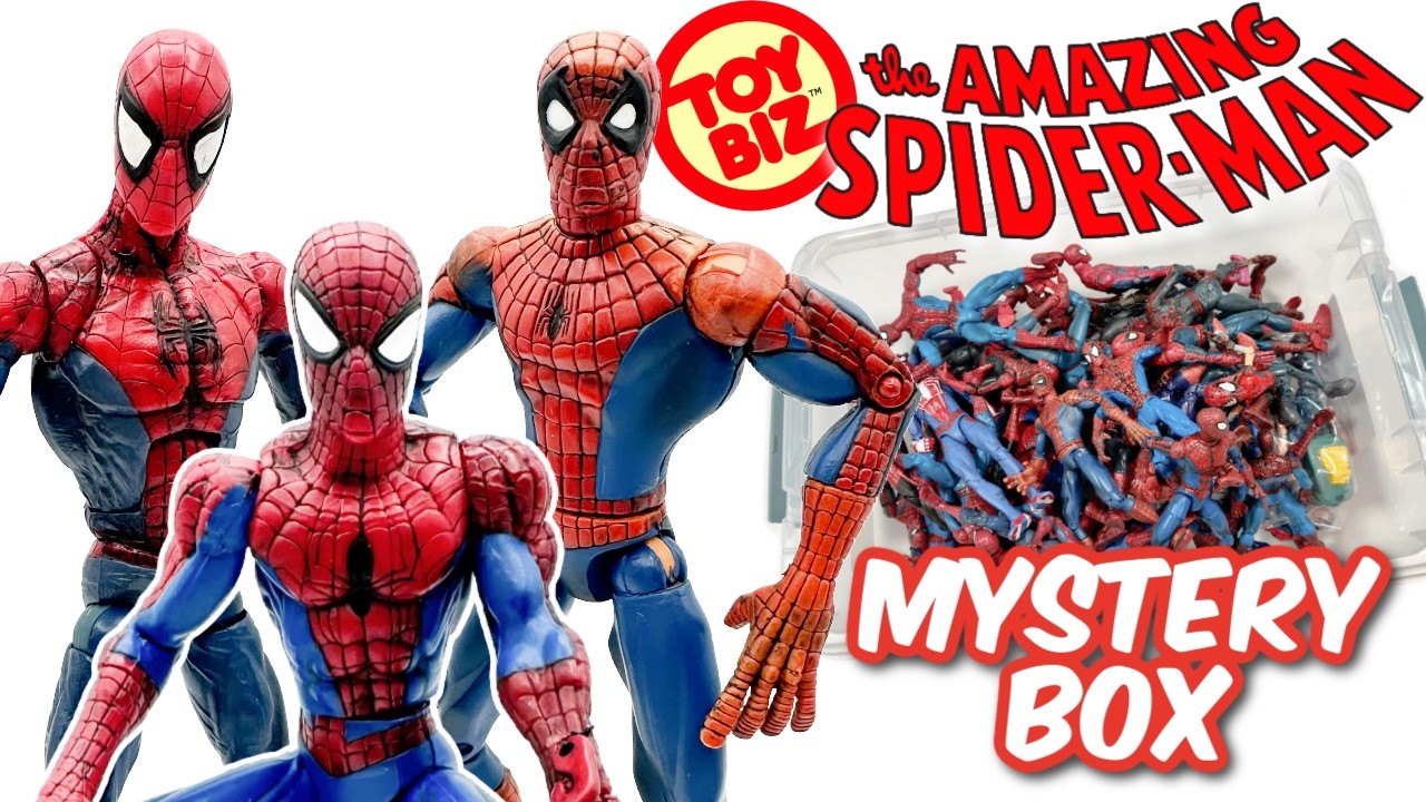 SPIDER-MAN CLASSICS!!! Toy Biz Action Figure Mystery Box!!! - YouTube