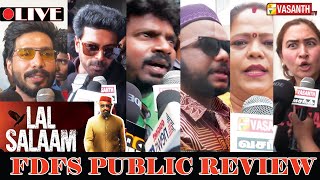 ?LIVE: Lal Salaam Fdfs Public Review | Lal Salaam Movie Review | Rajinikanth | Aishwarya