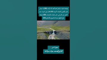 سورة ص 30-33: القارئ/محمد جواد سوالمة