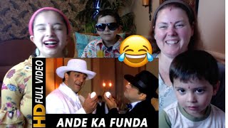 Ande Ka Funda | Jodi No.1 Songs | Govinda, Sanjay Dutt | AMERICANS FUNNY REACTION