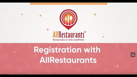 AllRestaurants - Registration & payment at https://allerstaurants.eu