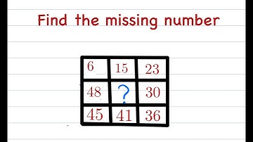Find the missing number I 90% fail!