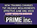 NEW Training Requirements - Prime Inc. (A Must Watch)