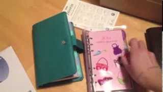 Filofax Saffiano Compact in Aqua