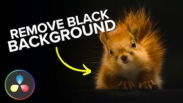 How to Remove Black Background in DaVinci Resolve