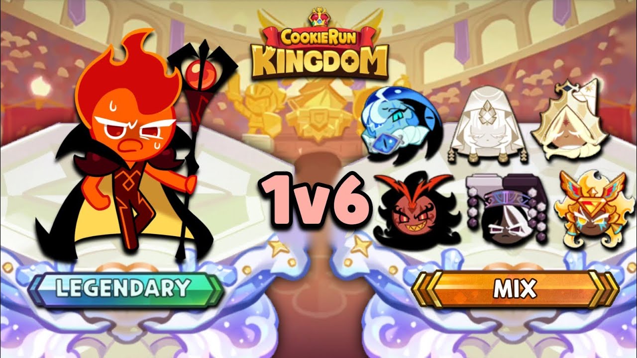 fire spirit cookie vs triple awakened ancient + triple beast cookies 🤣 | 1vs6