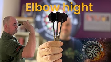How to throw darts like a professional dart player (elbow hight)
