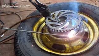 Modifikasi Motor Karisma Ban Mobil Hoda Rocus