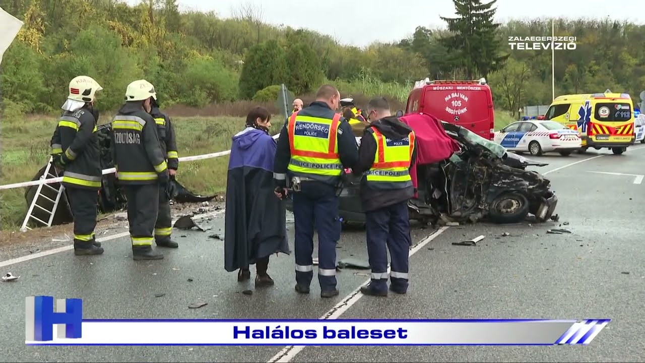 Halálos baleset – ZTV Híradó 2023-10-31