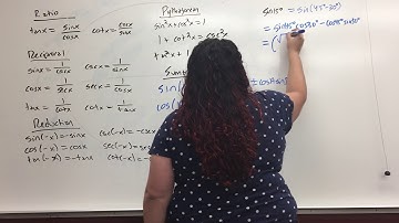 The Sum and Difference Identities.  Deriving the Cofunction Identities.