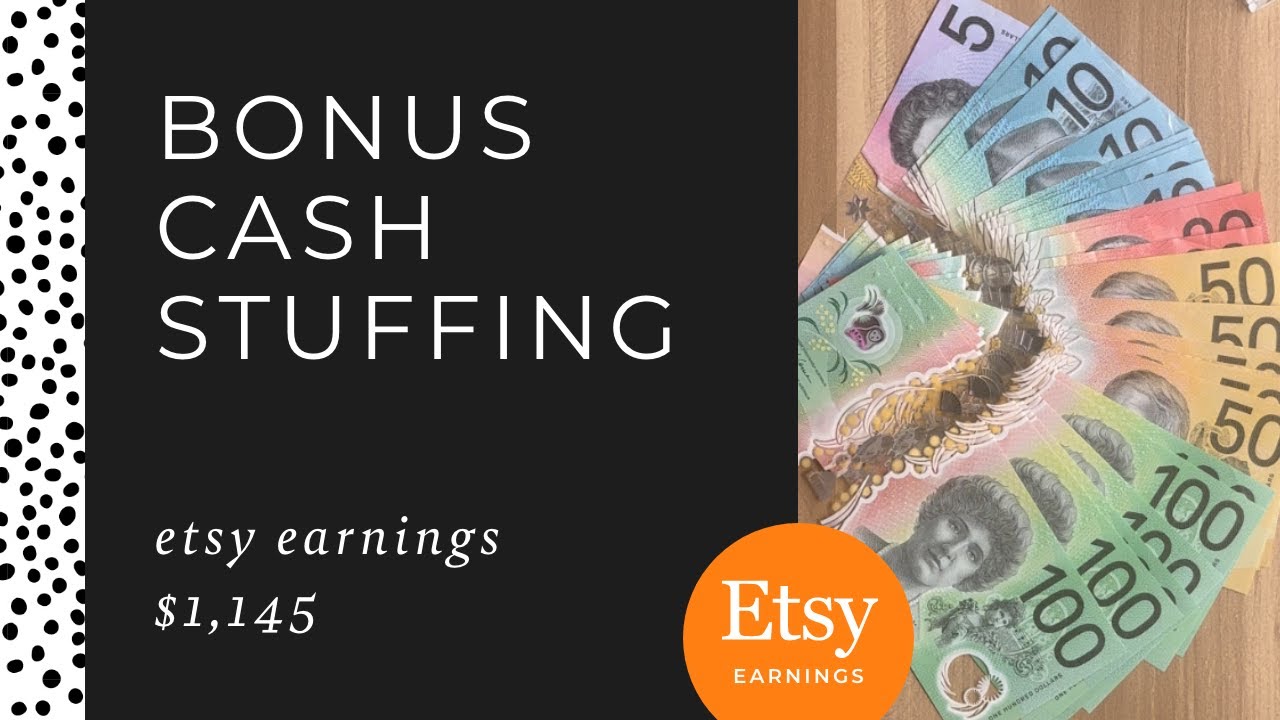 Bonus Money! 1,145 Etsy Cash Stuffing Time! Budgeting Money Budget
