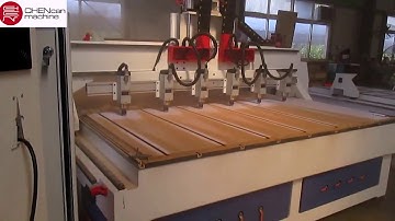 China chencan multi Head CNC router cutting slatwall