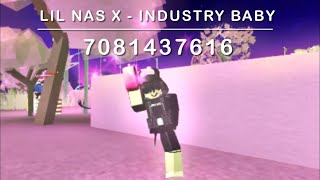 🔥ROBLOX ID Lil Nas X - INDUSTRY BABY) CODE IN THE VIDEO 🔥
