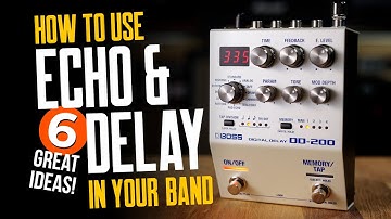 How To Use Echo & Delay Sounds On Guitar [In Your Band]