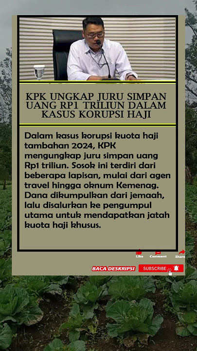 KPK REVEALS WHO KEPT 1 TRILLION IDR IN HAJJ CORRUPTION CASE #publiccriticism #latestnews