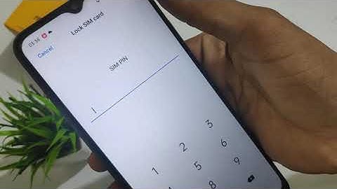 How to enable lock SIM in realme narzo 20 mobile phone lock SIM enable kaise kare