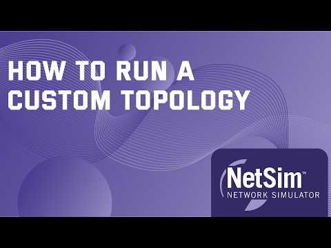 NetSim | How to Run a Custom Topology