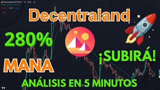 Decentraland MANA podría Subir hasta $1.85 !! Analisis Técnico!