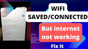 Fix WIFI Saved/Connected But internet not working Problem in android ll