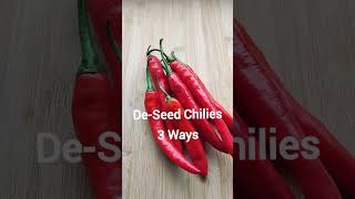 How To Deseed Chilies