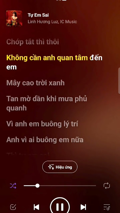 Tự em sai - Linh Hương Luz, IC Music ( miên mang trong đêm loạn nhịp tim vì đang nhớ anh ) #music