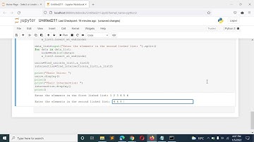 Python Program to Find Intersection & Union of 2 Linked Lists