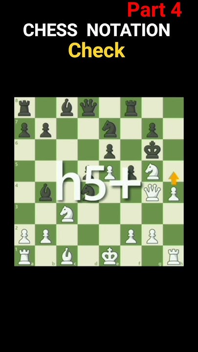 Chess Notation: How to Notate Check in Chess #chess #shorts - YouTube