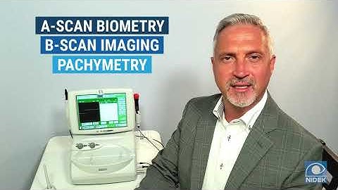NIDEK US-4000/500 Ultrasound | Product Overview | A-scan, B-scan, and Pachymetry