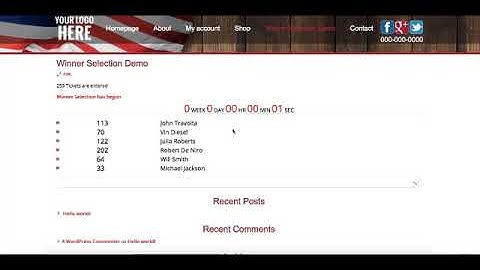 Raffle Ticket Generator - Live Drawing Feature V3.2
