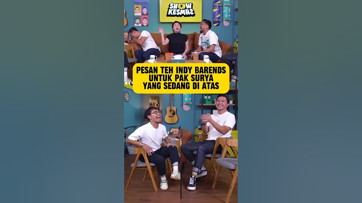 INDY BARENDS TITIP PESAN KE SURYA YANG SEDANG NAIK DAUN #podcast #showkesmas