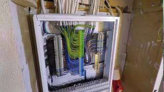 Wiring electric panel  Cool time lapse video
