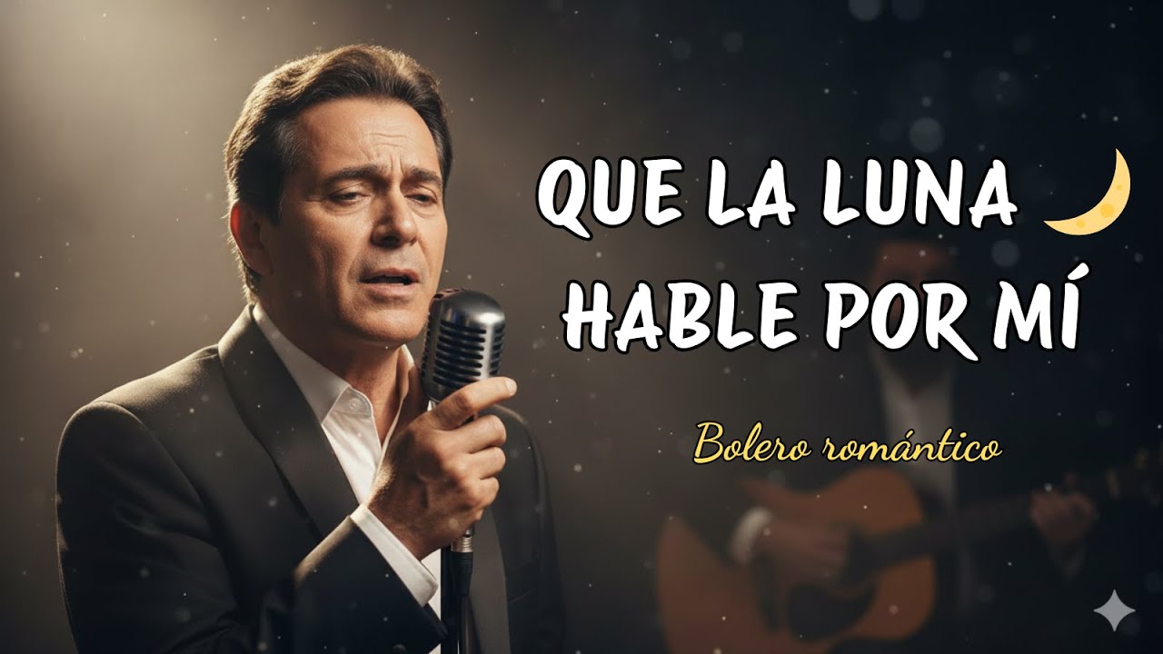 QUE LA LUNA HABLE POR MÍ 🌙 | Bolero Romántico | Canción de Amor y Desamor