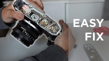 How to fix Canon AE1-P which takes picture while arming the lever (Auto firing)