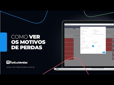 Como ver os motivos de perda. - video from Funil de Vendas