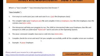 Detailed What is Java Compiler Information
