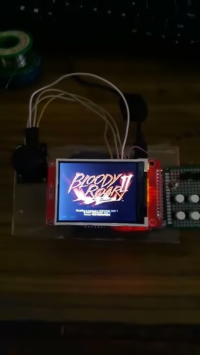 raspberry pi retro mod with LCD TFT ILI9341 - YouTube