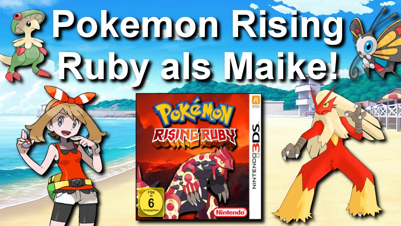 Pokeemon Rising Rruby Logo Kann man Pokemon RISING RUBY als MAIKE durchspielen? (Hardcore Fangame ...