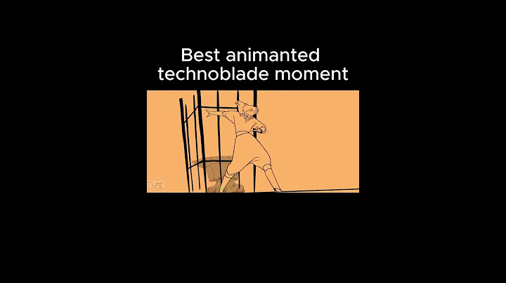 Best technoblade animated moment