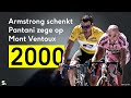 Sporza retro lance armstrong schenkt marco pantani de zege op mont ventoux in 2000