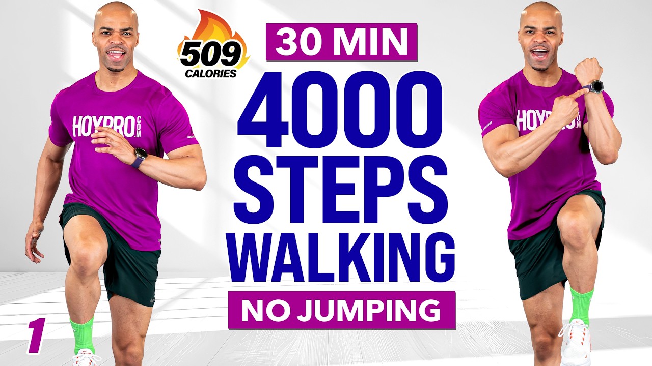30 MIN 4000 Steps Walking Workout for Weight Loss - WALK Day 1