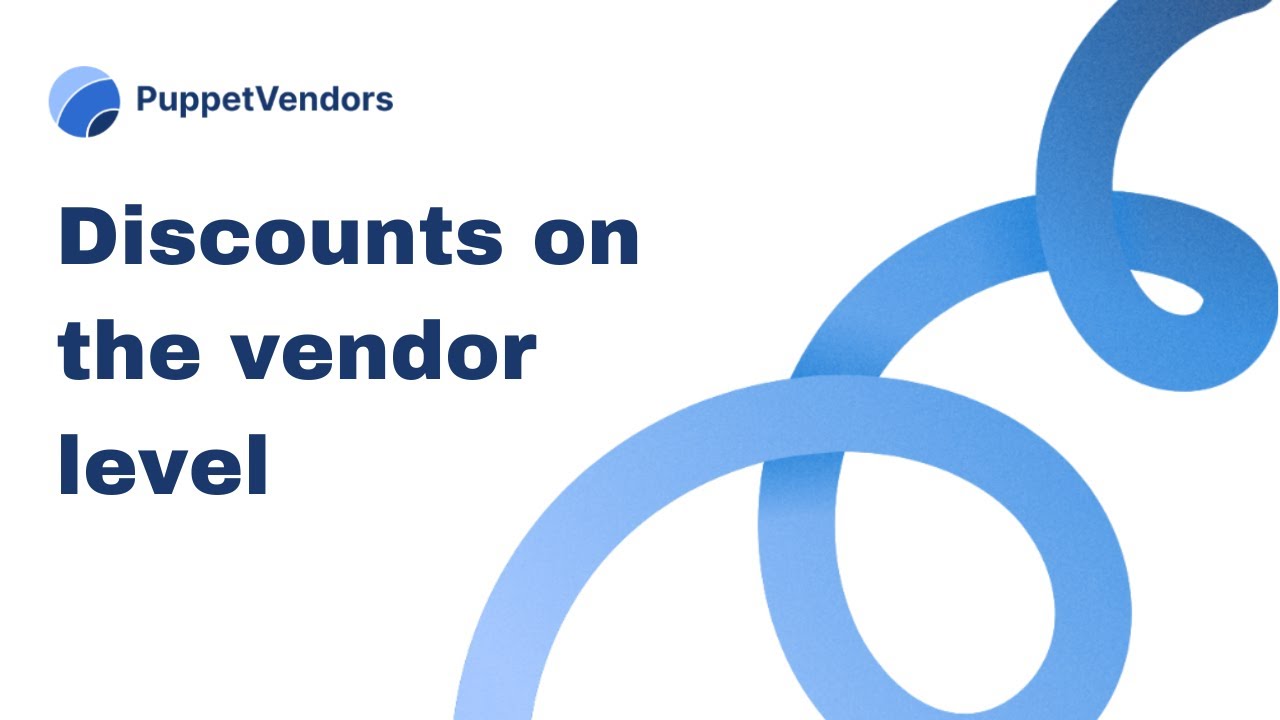 Discounts on the Vendor Level