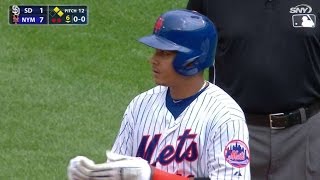 SD@NYM: Tejada grounds a single to plate Plawecki