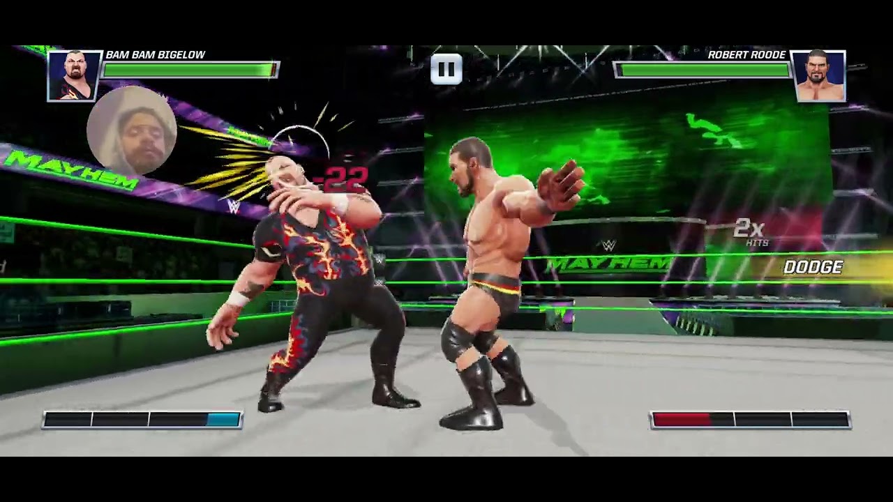 wwe mayhem game play new character - YouTube