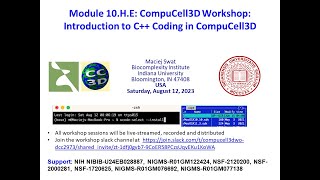 Celebrity CC3D WS Module 10.H.E Building CC3D Modules in C++ [Maciek Swat] August 12 2023 Profile