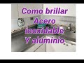 COMO BRILLAR TUS OLLAS / COMO BRILLAR TU MESÓN Y POZUELO  / CÒMO LIMPIO? VIDEO 9/