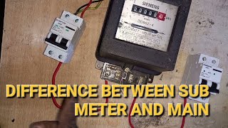 How A Sub Meter Is Different From A Main Meter Connection