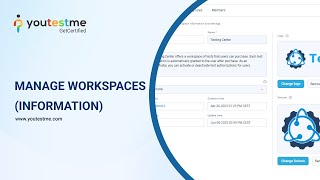 YouTestMe GetCertified 12 - Manage Workspaces Information
