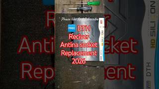 A  🆓 DTH Reciver Antina सॉकेट रिप्लेसमेंट No Soldering iron